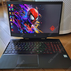 깨끗한 HP OMEN 15인치 i7 RTX2070 게임/디자인용 노트북