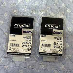 마이크론 ddr5 32g 노트북용 택포 85000