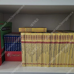 대교 samsam 샘샘 영어 교재 스토리북 세트 (본책 40권+cd12장+워크북 10권)