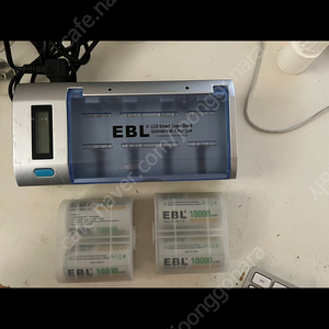 EBL C D AA AAA 9V Ni-MH Ni-CD 배터리 유니버셜 충전기 , EBL D형 10000mAh 충전지 4개