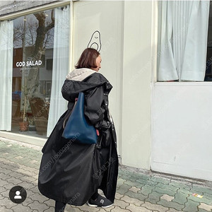 리틀블랙 매니쉬 롱 후드 점퍼 야상점퍼