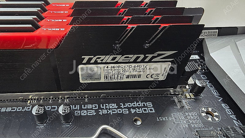 z490 visionD, 10900f, gskill 3...--3