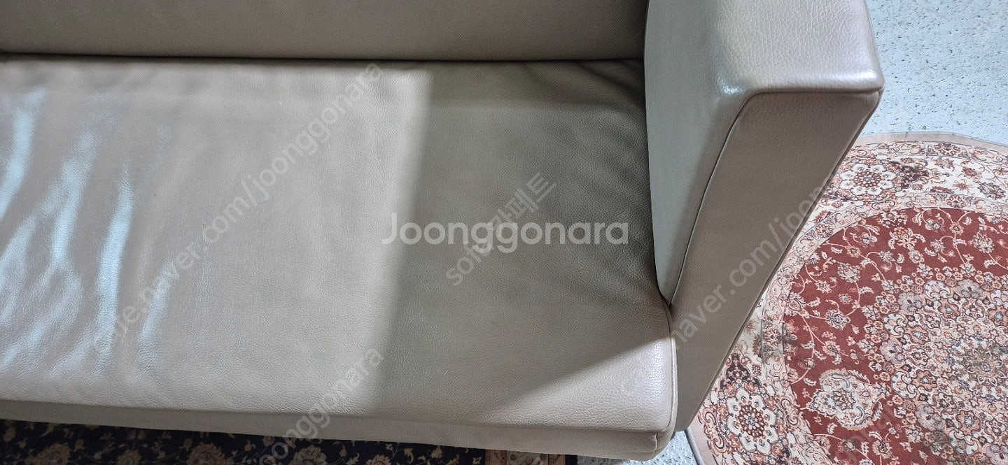 *판매* 도무스 코이노 브롱스 전체천연가죽 다이닝 소파...--4