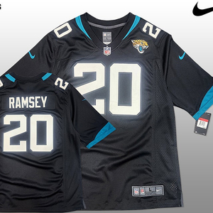 NFL Jacksonville Jaguars #20 Jalen Ramsey On Field 풋볼져지 정품Nike L(105-110) (무료배송)