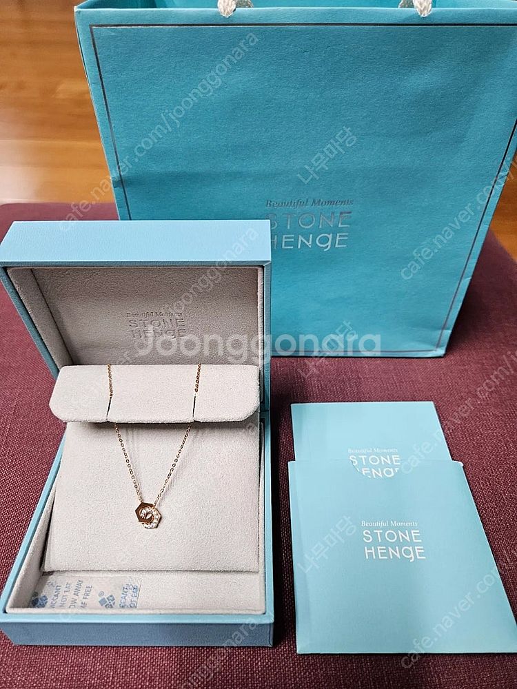 뉴진스 스톤헨지 14k 목걸이--2