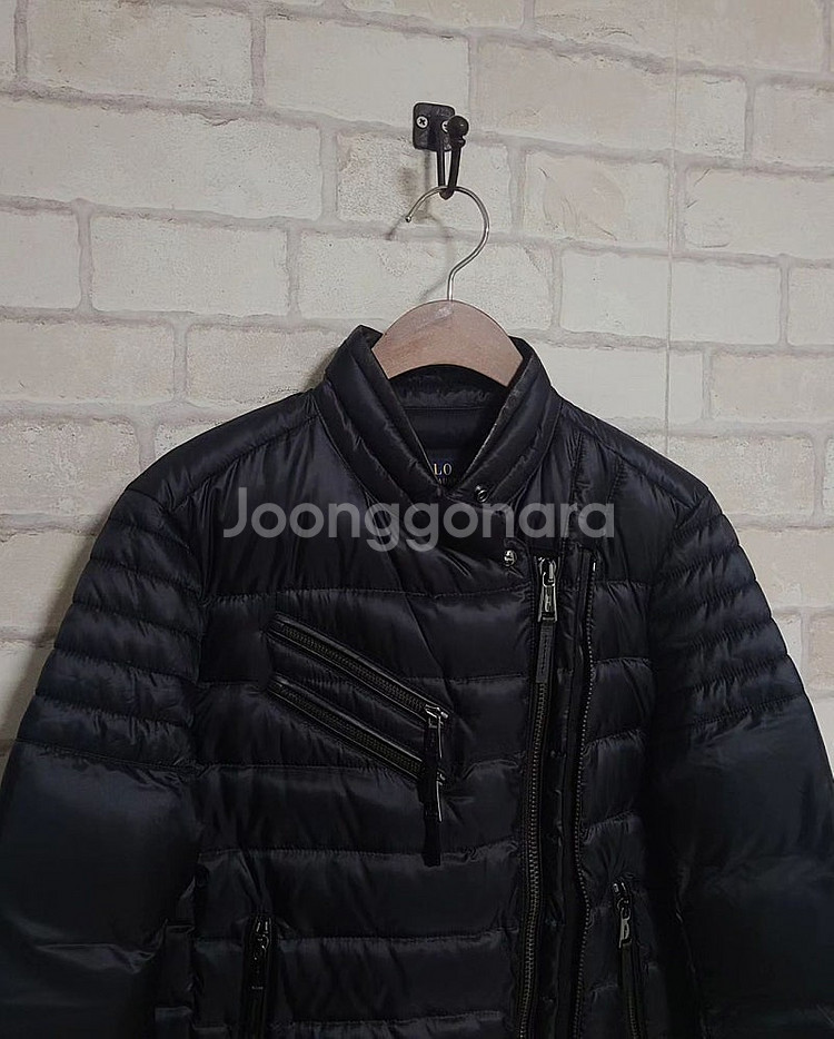 폴로 랄프로렌 블랙 라이더 다운 자켓 패딩 류준열 헤링...--1