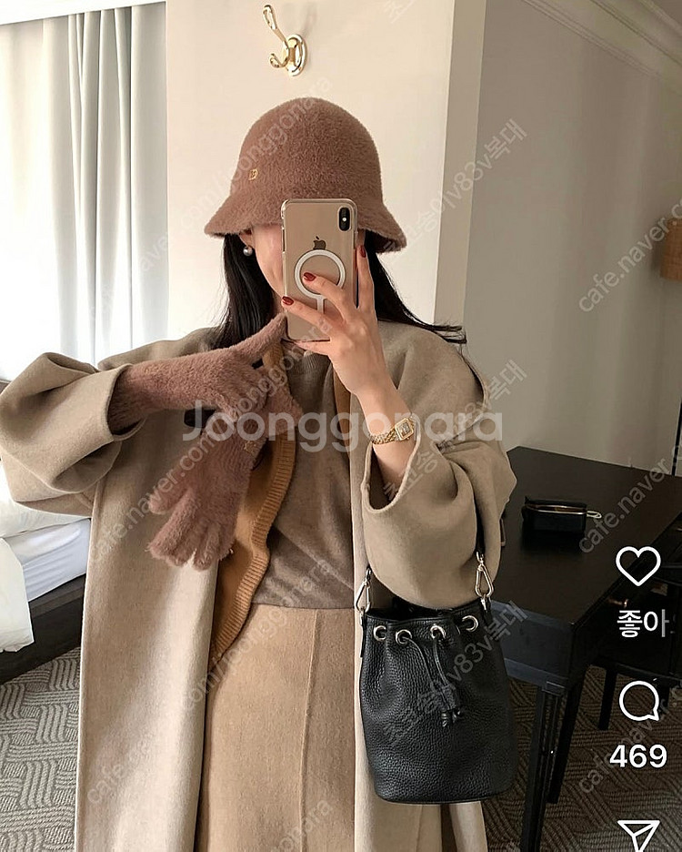 러브비쥐 봉긋 벙거지 모자 햇--0