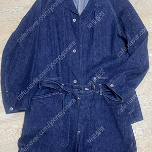 코모리21 워크자켓/벨티드데님 셋업