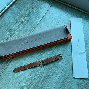 애플워치 42mm 에르메스 싱글투어 스트랩 -골드 색상