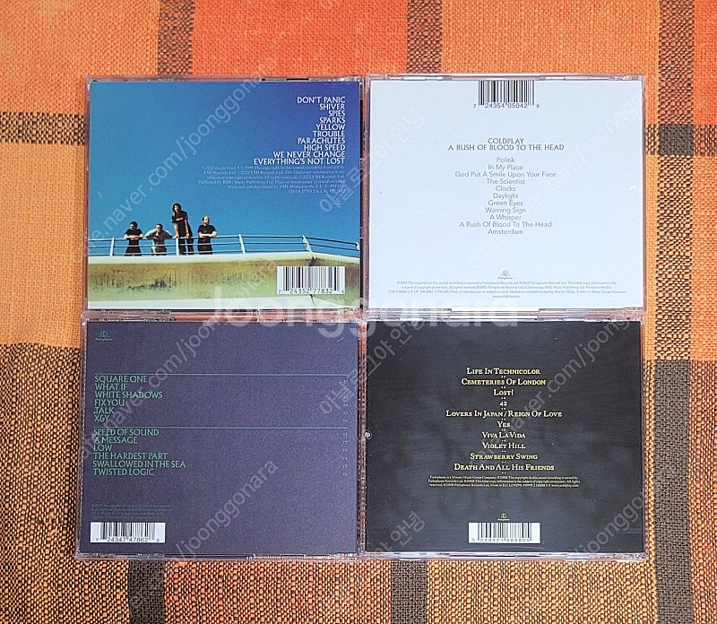 콜드플레이 (COLDPLAY) 4시디 세트 - 수입, ...--4