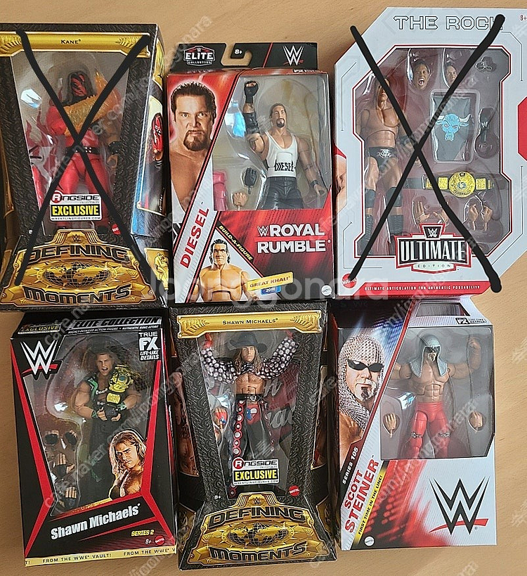 WWE 피규어 미개봉 팝니다.--0
