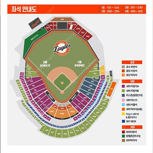 7일 대전 한화 삼성 1루 내야지정석 통로 2연석