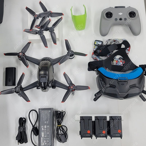 DJI FPV COMBO 콤보 드론 풀박스 짧은 비행 싸게 팝니다