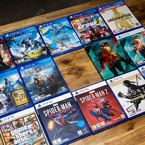 PS4 PS5 플스 4,5 타이틀 몇가지 판매합니다.