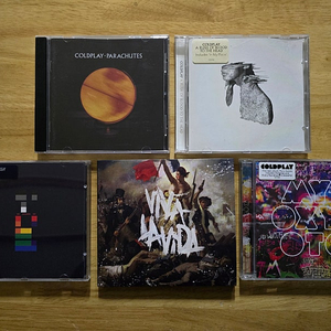 CD 음반 Coldplay 콜드플레이 앨범 5장