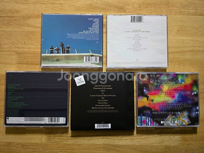 CD 음반 Coldplay 콜드플레이 앨범 5장--3