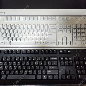 체리 오리지널 기계식 키보드 G80-3494L(적축/블랙) + G80-3000 화이트 청축