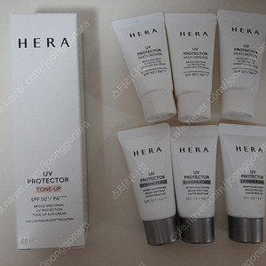 (택포)헤라 톤업 선크림 UV 프로텍터 50ml + 15mlx6