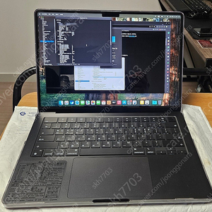 M4 맥북프로 14인치 24GB 512GB 사이클6 스페이스 블랙 미사용
