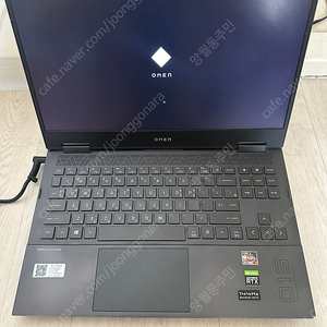 HP 오멘 15-en1027AX 5800H 8코어 RTX 3060 16GB 512GB 고성능 게이밍노트북
