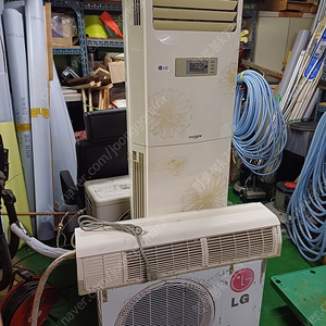 중고 에어컨 // 창고에서 쓸만한 중고 에어컨 // 스탠드1대 벽걸이2대 // LG 중고 에어컨 3대 판매