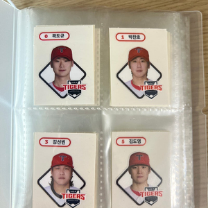 kbo 크보빵 띠부씰 기아 일반+마스코트+국대포함전체 모음집 26종 판매합니다.