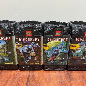 올드레고 2001 dinosaurs 4종 일괄 판매합니다