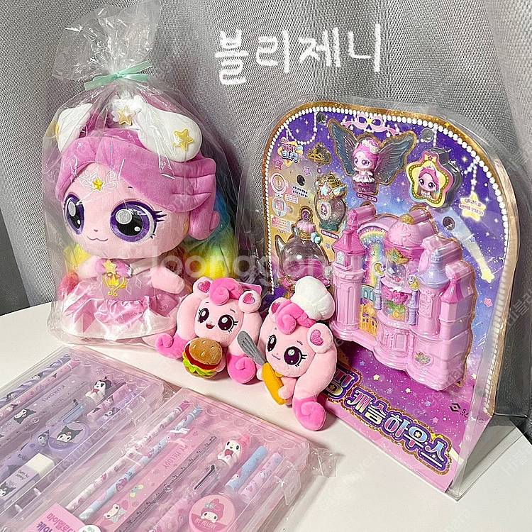 새상품)캐치티니핑 오로라핑 인형, 캐슬하우스 피규어--1