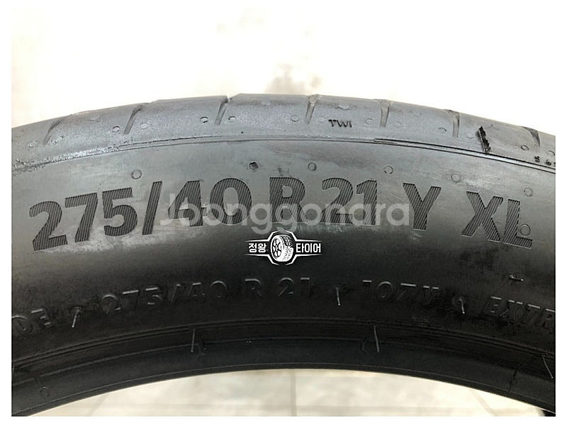 중고타이어 콘티넨탈 프리미엄콘택트6 275/40R21 ...--6