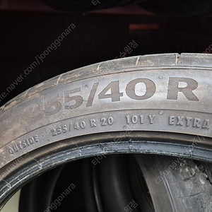 [판매] 아우디 A7 A6 콘티넨탈255 40 20 중고타이어