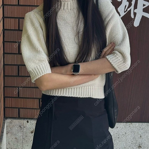 새상품) 파티수 메이드 반팔 니트