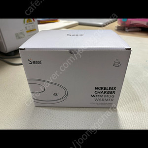 (미사용 새상품) 핸드폰 무선충전기 + 머그컵워머