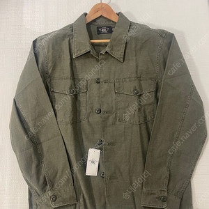 RRL 리버스 새틴 오버셔츠 L