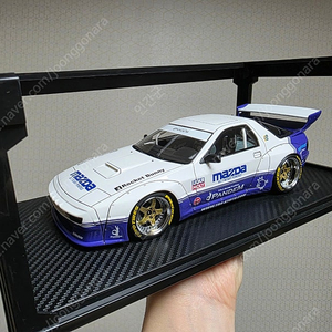 1:18 스케일 이그니션 모델 마쯔다 RX-7 FC3S 판뎀 레진 다이캐스트 모형자동차