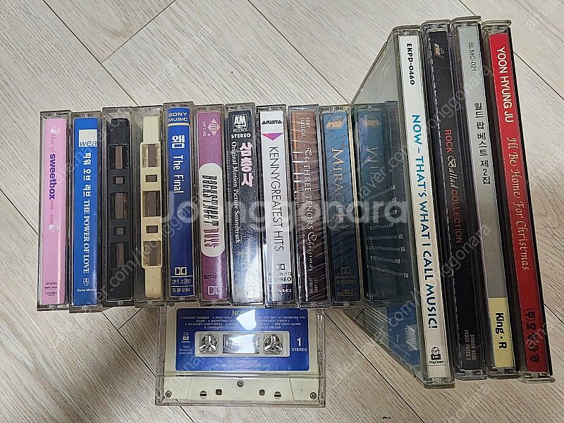 레트로 1990년대~2000년대초 카세트 테이프/CD,...--1