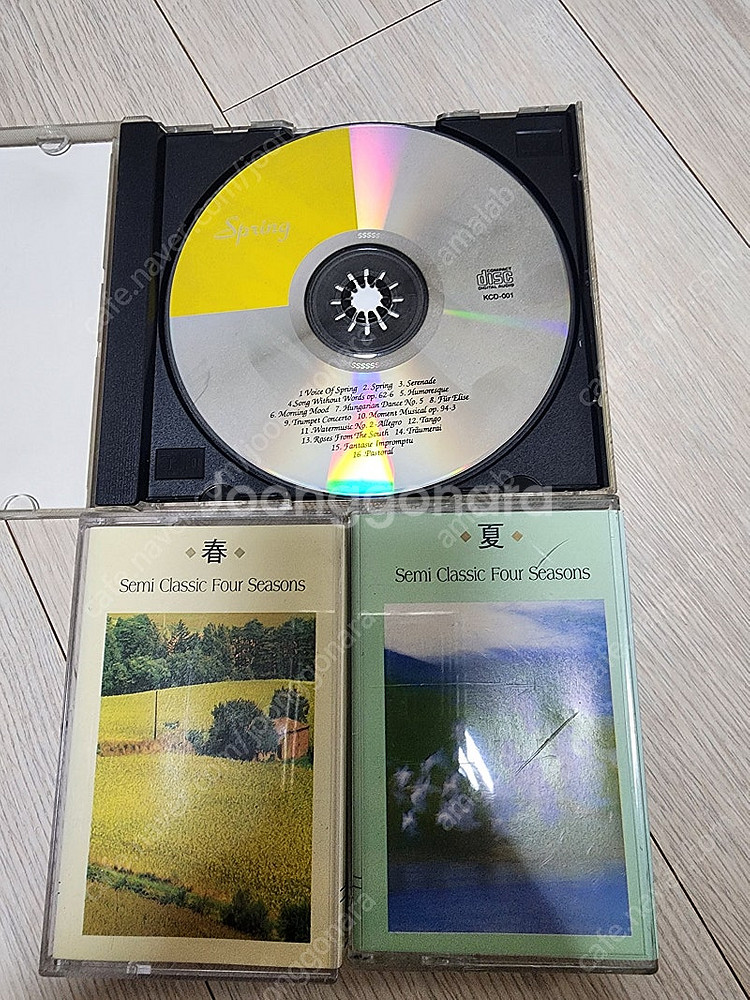 레트로 1990년대~2000년대초 카세트 테이프/CD,...--4