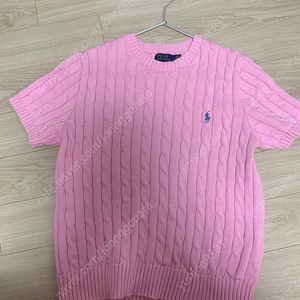 폴로 랄프로렌 케이블 반팔니트 L