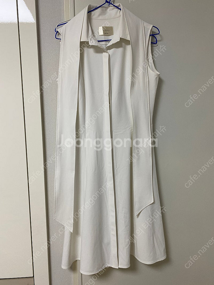 으네드레스 민소매셔츠원피스--0