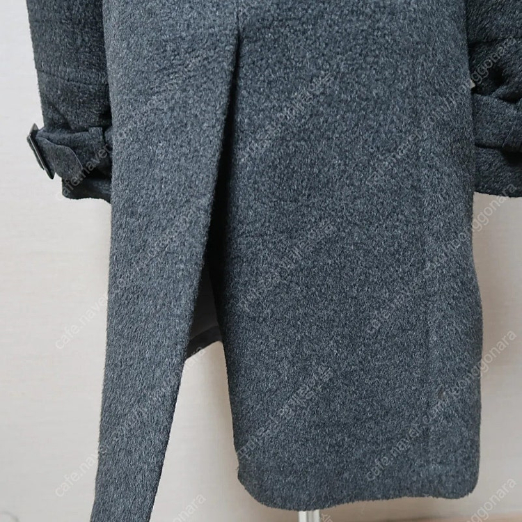 에상스 여자 그레이 울 트렌치 55 코트 두툼한 자켓 봄 가을 겨울 거의새거 (롱원피스 롱스커트 하객룩 정장 무스탕...--7