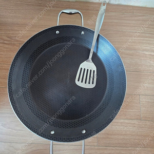 쿡셀 후라이팬 쿡셀뒤집게 멀티후라이팬 38cm(일괄