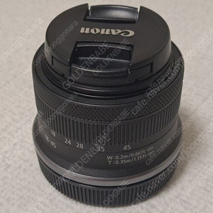 캐논 렌즈 RF-S 18-45mm IS STM 블랙