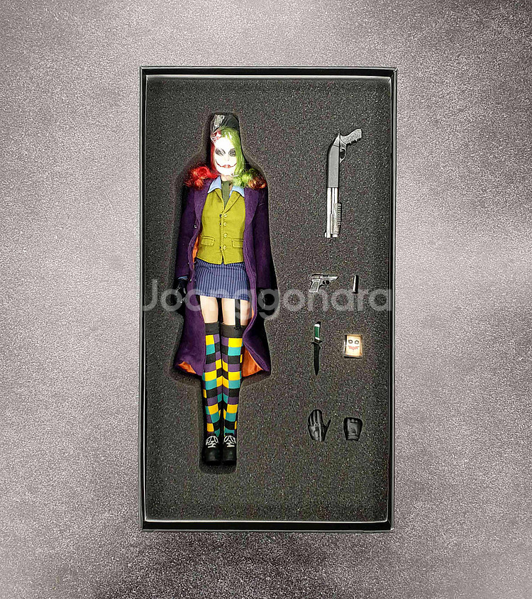 (개인소장)울프킹 조커걸1.0 12인치 피규어(핫토이 ...--7