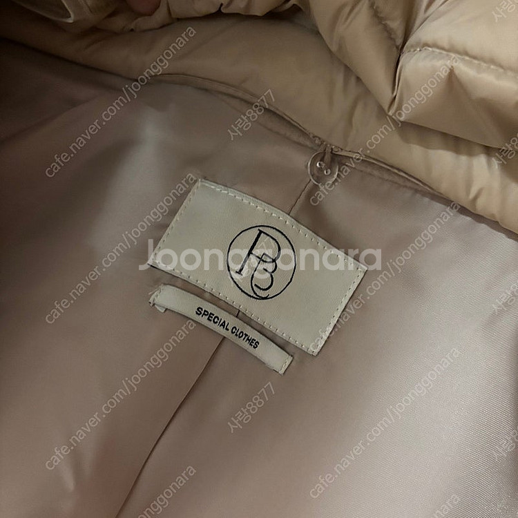 퍼빗 이프온리 구스 패딩조끼 크롭 울 핸드메이드 숏코트--4