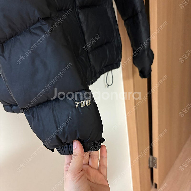 노스페이스 눕시 다운 패딩 700 블랙 85--5