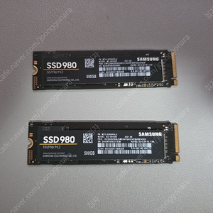 ssd980 500gb 두개 팝니다