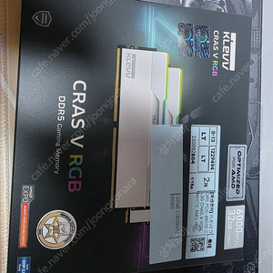 [에센코어] KLEVV DDR5 6000클럭 CL30 화이트 // AMD 전용 서린 32GB(16GBx2) expo램 xmp 안됨