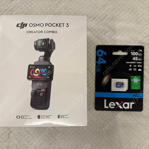DJI 오즈모 포켓3 크리에이터 콤보 미개봉 새상품 89만원 판매합니다