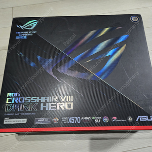 ASUS X570 다크히어로 (X570 CROSSHAIR VIII Darkhero) 메인보드 판매합니다.