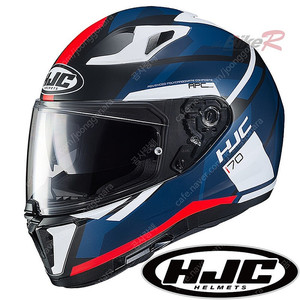 HJC 홍진 i70 엘림 MC1SF 오토바이헬멧 스몰쉘 풀페이스(XL)+블루미러실드+ID블루투스
