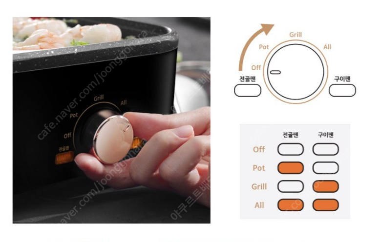 까사니 멀티 쿠커 전기 그릴 이미지